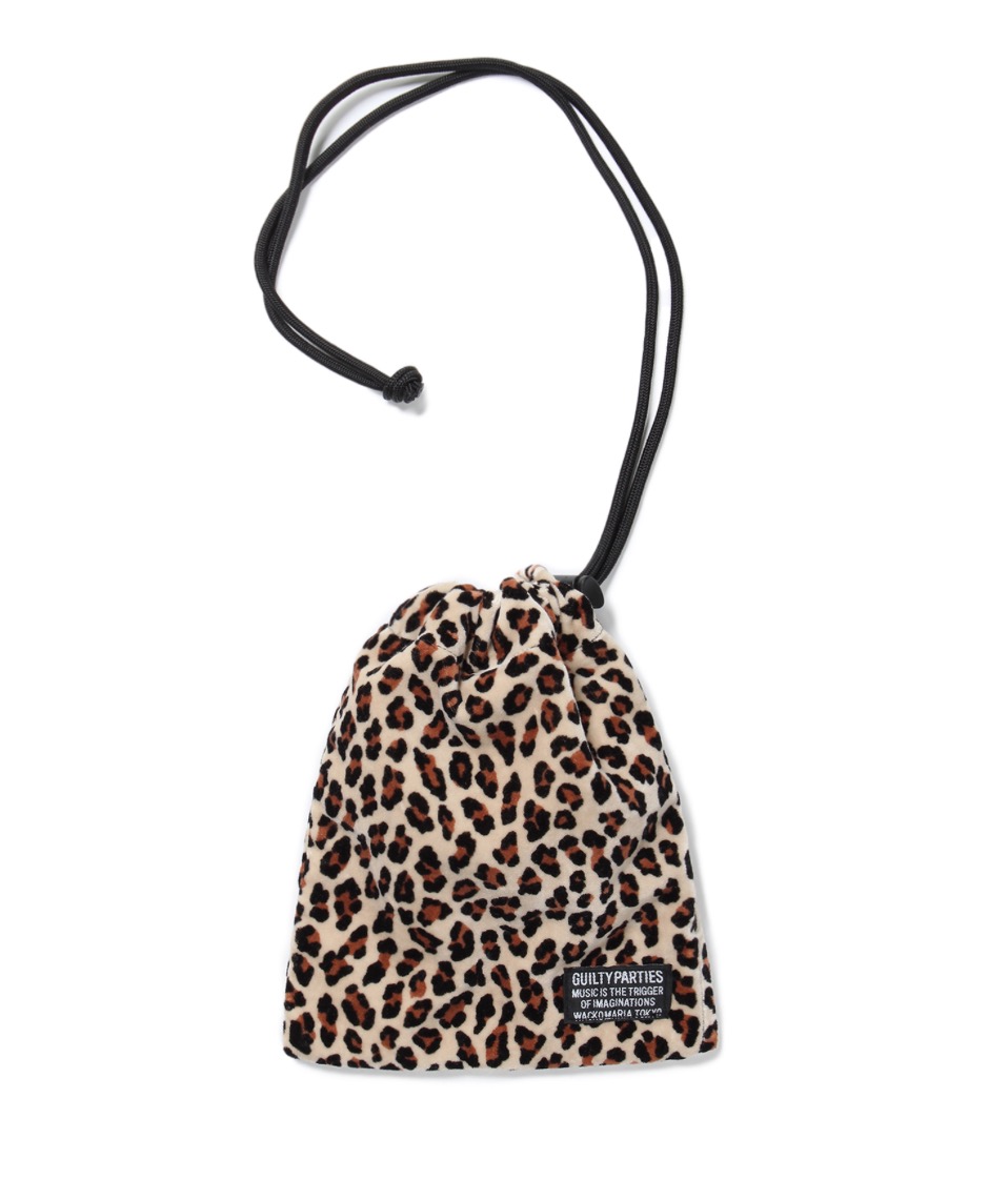 WACKO MARIA / LEOPARD VELOR SHOULDER PORCH